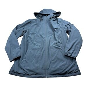 Duluth Trading Co‎ Women's Size XL Frostmite Parka Black Hood Faux Fur Lined